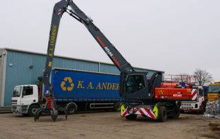 atlas 350MH material handler with KA Anderson truck